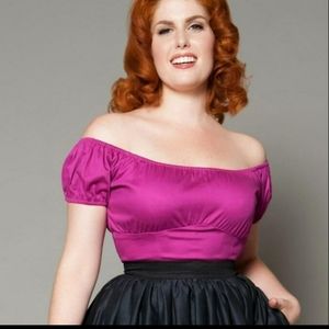 PUG peasant top, color Baton Rouge